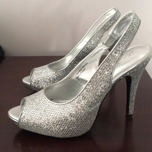 Silver heels
